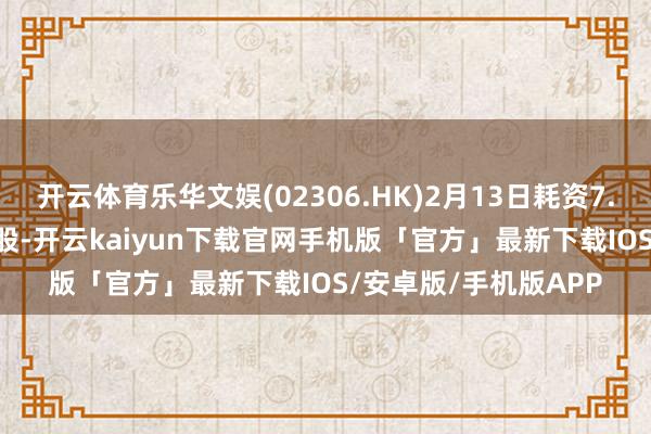 开云体育乐华文娱(02306.HK)2月13日耗资7.9万港元回购12.3万股-开云kaiyun下载官网手机版「官方」最新下载IOS/安卓版/手机版APP